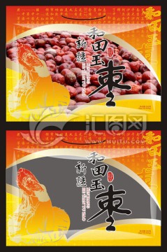 新疆和田玉枣食品包装袋设计