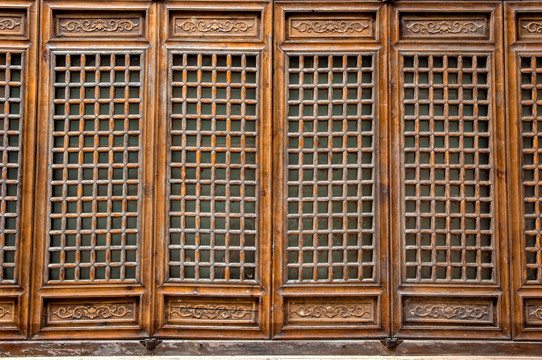 中式木雕门窗