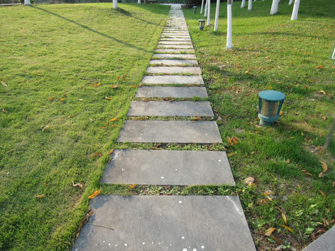 公园石板路