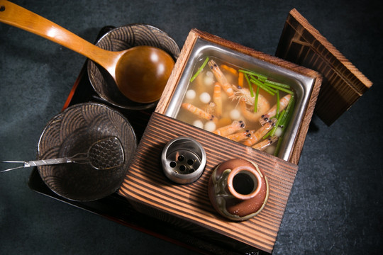 日式虾米汤圆