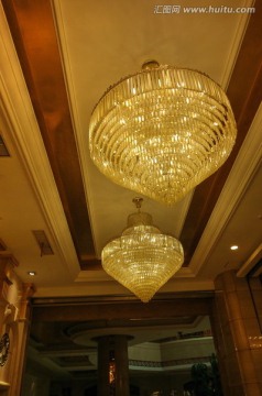 酒店宾馆水晶灯 玻璃吊灯