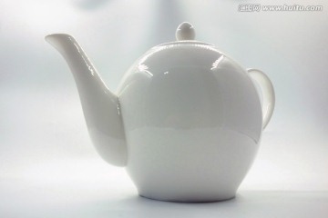 茶壶 白色瓷器