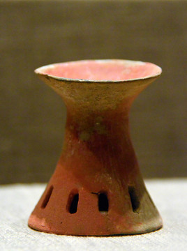 巫山大溪文化遗址文物 陶豆形器