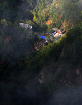 湖南新宁崀山丹霞云海风光