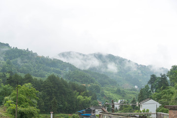 水墨山水人家