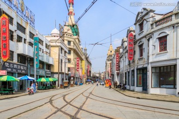 老上海 老上海民国街景