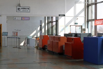 丹东机场 航站楼 值机柜台