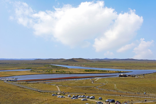 黄河九曲第一湾景区 停车场