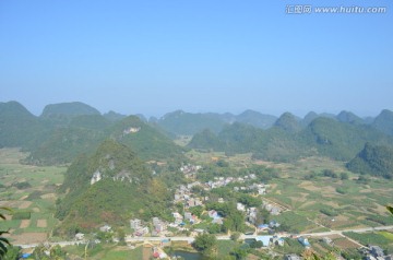 山村远山