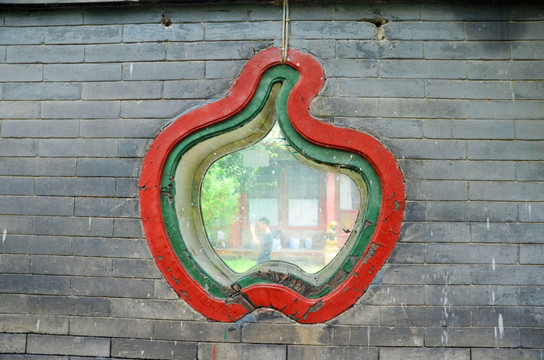 中式古典园林花窗