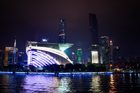 广州风光 珠江夜景