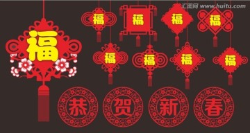 中国风 中国结 春节