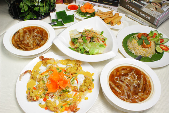 泰国菜套餐 泰国菜合照 东南亚