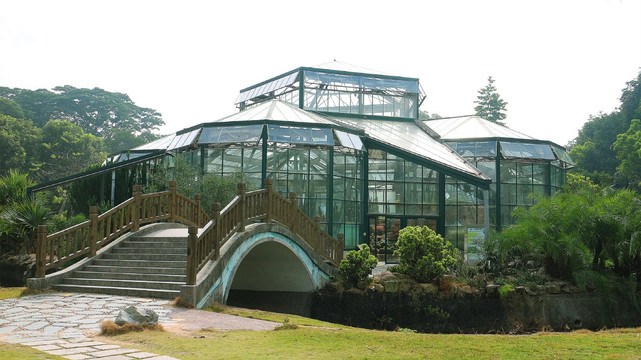 华南植物园之温室外景