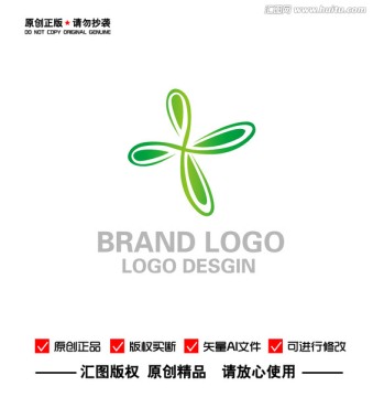 四叶花logo