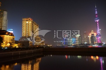 外滩夜景 外滩建筑群