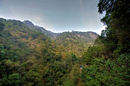 武义牛头山 群山全景