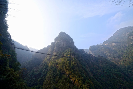 武义牛头山 天师峰主峰全景