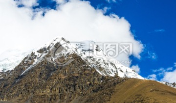 雪山 高山 山脉 西藏