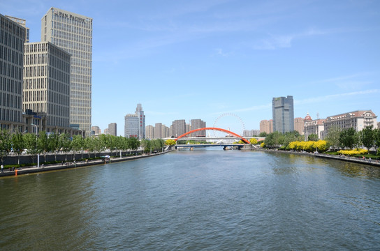 海河风景
