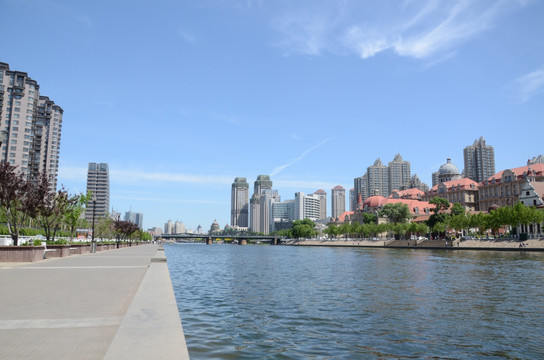 海河风景