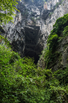 武隆天坑神鹰天坑景点