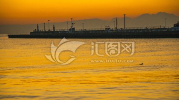 傍晚海景