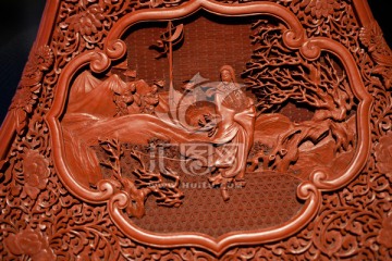老北京雕漆木兰从军