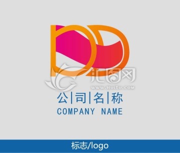 字母DD logo