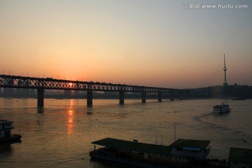 武汉长江大桥 夜景