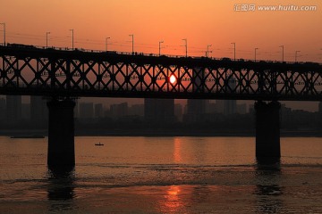 武汉长江大桥 夜景