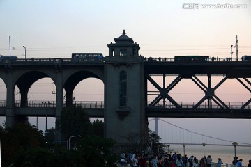 武汉长江大桥 夜景