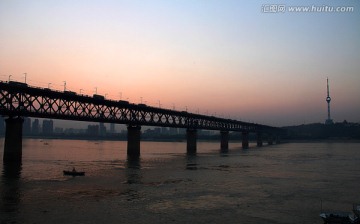 武汉长江大桥 夜景