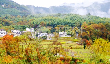 塔川秋色风光