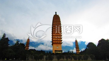 云南崇圣寺三塔