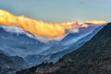 贡嘎神山风光