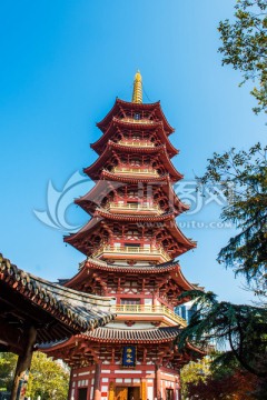 温州松台山净光塔 佛塔