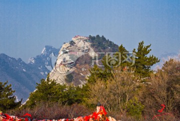 华山西峰景色