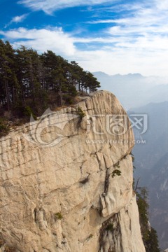 华山南峰 悬崖峭壁