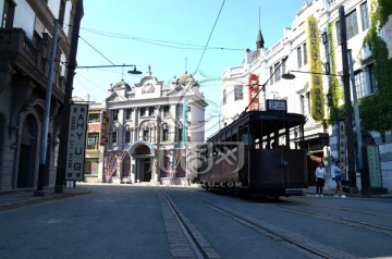 老上海南京路街景