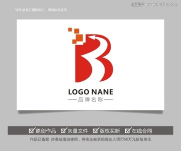 字母B建筑金融广告公司LOGO