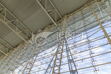 广州白云国际机场钢架结构建筑