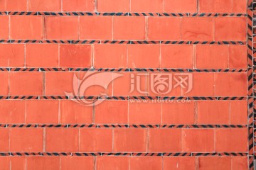 闽南红砖墙壁 中国元素 红砖墙