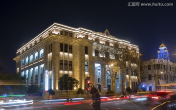 中国工商银行夜景