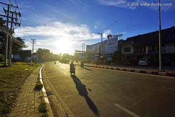 老挝街景
