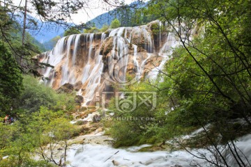 九寨沟风景 九寨沟瀑布