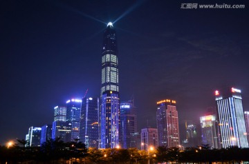 深圳平安大厦夜景