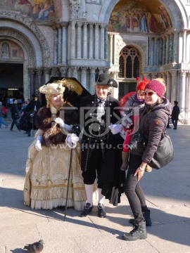 意大利 威尼斯 狂欢节