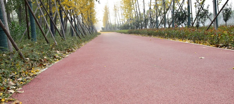 红色的马路高清图