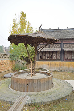 古朴农家院风景图片